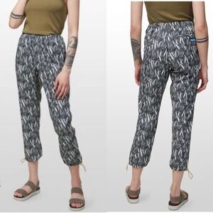 Kavu Womens Tela Pants Lightweight Drawstring Jogger - S